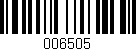 Código de barras (EAN, GTIN, SKU, ISBN): '006505'