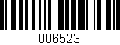 Código de barras (EAN, GTIN, SKU, ISBN): '006523'