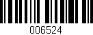 Código de barras (EAN, GTIN, SKU, ISBN): '006524'