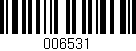 Código de barras (EAN, GTIN, SKU, ISBN): '006531'