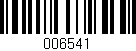 Código de barras (EAN, GTIN, SKU, ISBN): '006541'