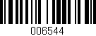 Código de barras (EAN, GTIN, SKU, ISBN): '006544'