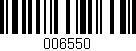 Código de barras (EAN, GTIN, SKU, ISBN): '006550'