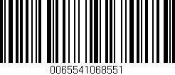 Código de barras (EAN, GTIN, SKU, ISBN): '0065541068551'