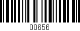 Código de barras (EAN, GTIN, SKU, ISBN): '00656'