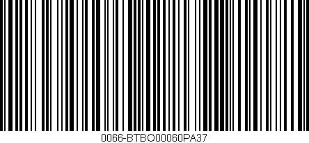 Código de barras (EAN, GTIN, SKU, ISBN): '0066-BTBO00060PA37'