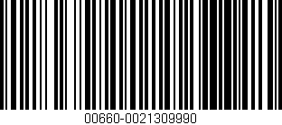 Código de barras (EAN, GTIN, SKU, ISBN): '00660-0021309990'