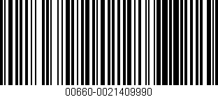 Código de barras (EAN, GTIN, SKU, ISBN): '00660-0021409990'