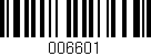 Código de barras (EAN, GTIN, SKU, ISBN): '006601'