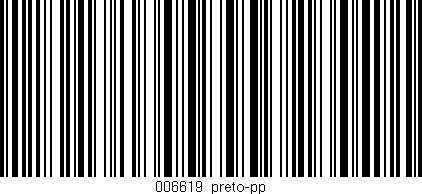 Código de barras (EAN, GTIN, SKU, ISBN): '006619_preto-pp'