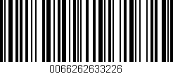Código de barras (EAN, GTIN, SKU, ISBN): '0066262633226'