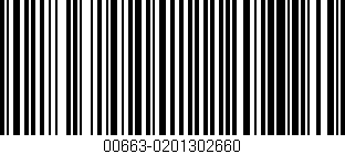 Código de barras (EAN, GTIN, SKU, ISBN): '00663-0201302660'