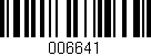 Código de barras (EAN, GTIN, SKU, ISBN): '006641'