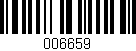 Código de barras (EAN, GTIN, SKU, ISBN): '006659'