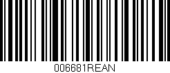 Código de barras (EAN, GTIN, SKU, ISBN): '006681REAN'