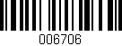Código de barras (EAN, GTIN, SKU, ISBN): '006706'