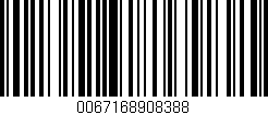 Código de barras (EAN, GTIN, SKU, ISBN): '0067168908388'