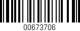 Código de barras (EAN, GTIN, SKU, ISBN): '00673706'