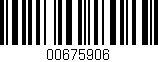 Código de barras (EAN, GTIN, SKU, ISBN): '00675906'