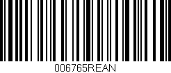 Código de barras (EAN, GTIN, SKU, ISBN): '006765REAN'