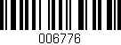 Código de barras (EAN, GTIN, SKU, ISBN): '006776'
