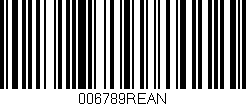 Código de barras (EAN, GTIN, SKU, ISBN): '006789REAN'
