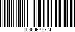 Código de barras (EAN, GTIN, SKU, ISBN): '006806REAN'