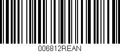 Código de barras (EAN, GTIN, SKU, ISBN): '006812REAN'