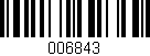 Código de barras (EAN, GTIN, SKU, ISBN): '006843'