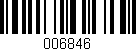 Código de barras (EAN, GTIN, SKU, ISBN): '006846'