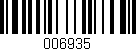 Código de barras (EAN, GTIN, SKU, ISBN): '006935'