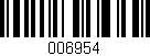 Código de barras (EAN, GTIN, SKU, ISBN): '006954'