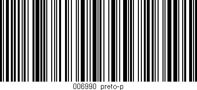 Código de barras (EAN, GTIN, SKU, ISBN): '006990_preto-p'