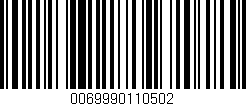 Código de barras (EAN, GTIN, SKU, ISBN): '0069990110502'