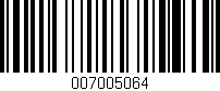 Código de barras (EAN, GTIN, SKU, ISBN): '007005064'