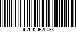 Código de barras (EAN, GTIN, SKU, ISBN): '0070330628465'