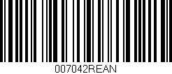 Código de barras (EAN, GTIN, SKU, ISBN): '007042REAN'