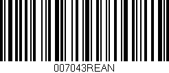 Código de barras (EAN, GTIN, SKU, ISBN): '007043REAN'