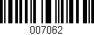 Código de barras (EAN, GTIN, SKU, ISBN): '007062'