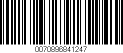 Código de barras (EAN, GTIN, SKU, ISBN): '0070896841247'