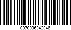 Código de barras (EAN, GTIN, SKU, ISBN): '0070896842046'
