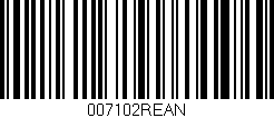 Código de barras (EAN, GTIN, SKU, ISBN): '007102REAN'