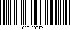 Código de barras (EAN, GTIN, SKU, ISBN): '007108REAN'