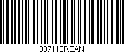 Código de barras (EAN, GTIN, SKU, ISBN): '007110REAN'