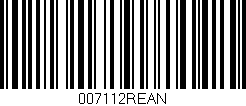 Código de barras (EAN, GTIN, SKU, ISBN): '007112REAN'
