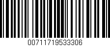 Código de barras (EAN, GTIN, SKU, ISBN): '00711719533306'