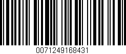 Código de barras (EAN, GTIN, SKU, ISBN): '0071249168431'