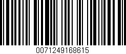 Código de barras (EAN, GTIN, SKU, ISBN): '0071249168615'