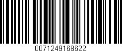 Código de barras (EAN, GTIN, SKU, ISBN): '0071249168622'