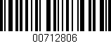 Código de barras (EAN, GTIN, SKU, ISBN): '00712806'